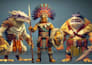 do 3d character modeling low poly for game asset, animation,and other in blender